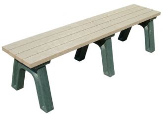 6 Foot Deluxe Backless Park Bench
