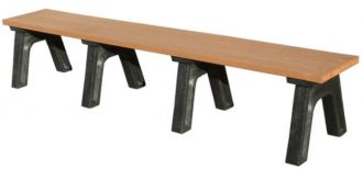 8 Foot Deluxe Backless Park Bench