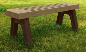 4 Foot Elite Backless Park Bench