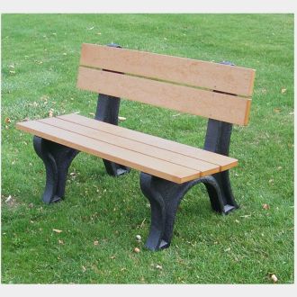 4 Foot Economizer Traditional Park Bench