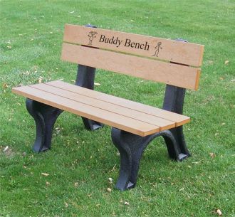 Buddy Bench - 4 Foot Econo-Mizer Traditional Buddy Bench