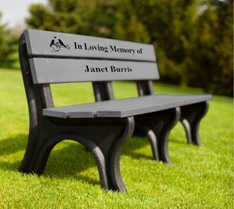 6 foot Economizer Traditional Memorial Park Bench