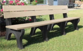 8 Foot Economizer Traditional Park Bench