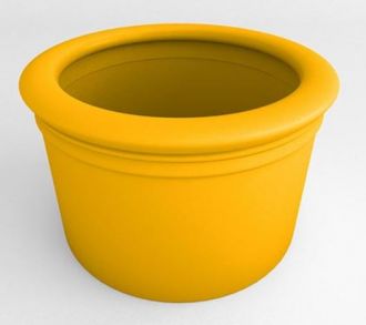 Straight Sided Cylinder Planter 21" Diameter 11" Tall