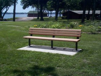 Greenwood 8-foot Park Bench