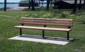 Greenwood 8-foot Memorial Park Bench