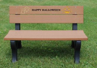 4 Foot Halloween Holiday Bench