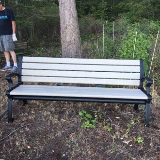 Emerald Park 8 Foot Plastic Bench