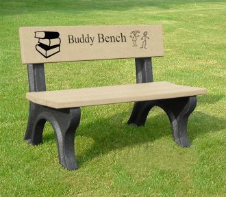 4 Foot Landmark Buddy Bench