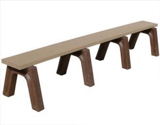 8 Foot Landmark Backless Park Bench