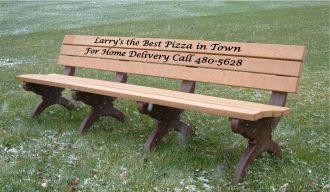 8 Foot Monarque Memorial Park Bench