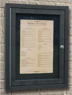 Small Menu Enclosure