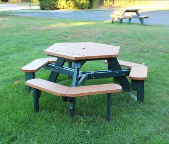 Open Hexagon Table