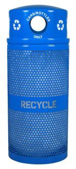 34-Gallon Recycle Bin with 4 Openings