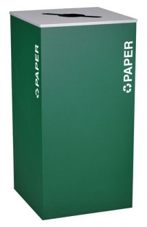 36-Gallon Modular Square Recycle Bin, Paper