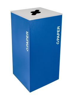36-Gallon Modular Square Recycle Bin, Paper