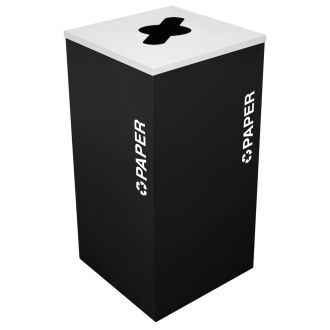 24-Gallon Modular Square Recycle Bin, Paper