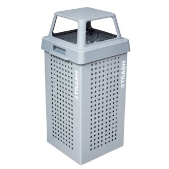 Outdoor Kaleidoscope 36-Gallon Trash Receptacle