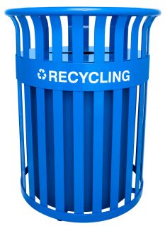 Streetscape 37 Gallon Outdoor Recycle Receptacle