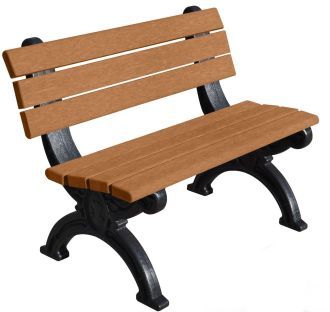 4 Foot Silhouette Park Bench