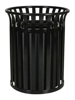 Streetscape 37 Gallon Outdoor Trash Receptacle