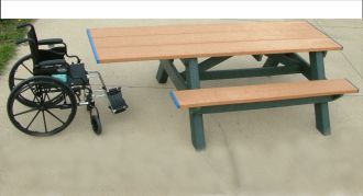 ADA Compliant 8 Foot Picnic Table