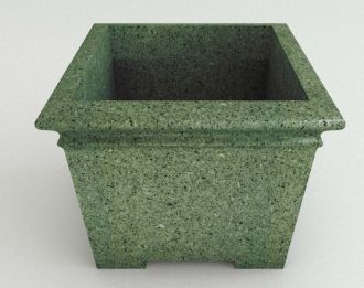 Square Footed Planter 20" Square by 18" Tall