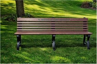 Willow Park Memorial Bench 6 Foot