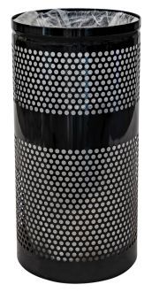 20-Gallon Perforated Trash Receptacle