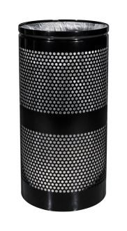 34-Gallon Perforated Trash Receptacle