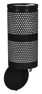 Waste Receptacle with Hinged Drop Bottom
