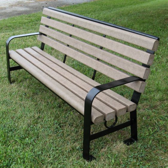 Park Bench Recycled plastic Park Bench Heavy Duty Recycled Plastic