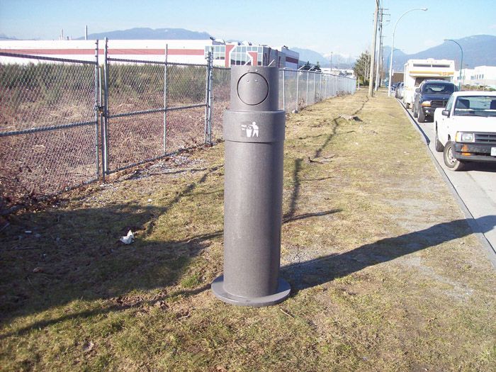 In Ground Trash Receptacle 54Gallon In Ground Trash Receptacle