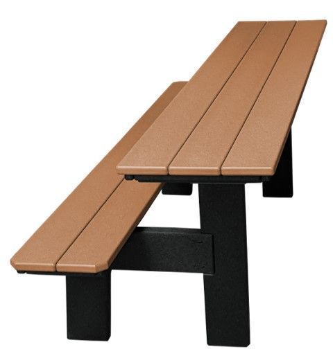 Table Bench Combo Narrow Picnic Table Bench Patio Furniture OCC Outdoors
