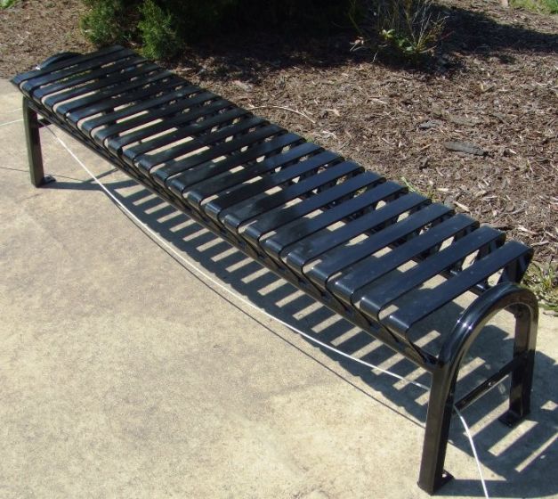Backless Bench Heavy Duty 6 Foot Backless Bus Stop Bench Bus Stop