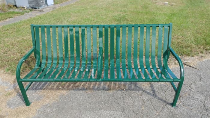 6 Foot Steel Park Bench
