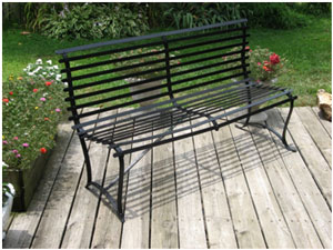 Steel Benches and Receptacles Will Last for Many Decades
