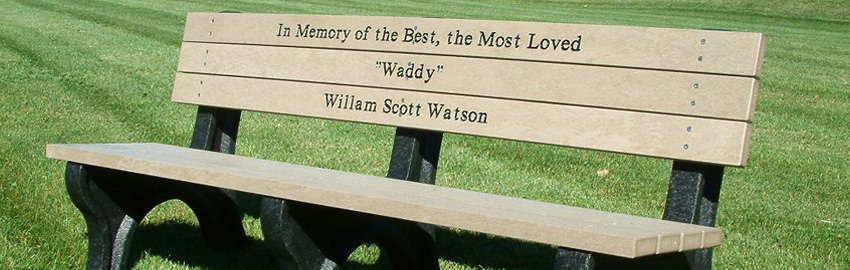 Finding the Perfect Memorial Park Bench