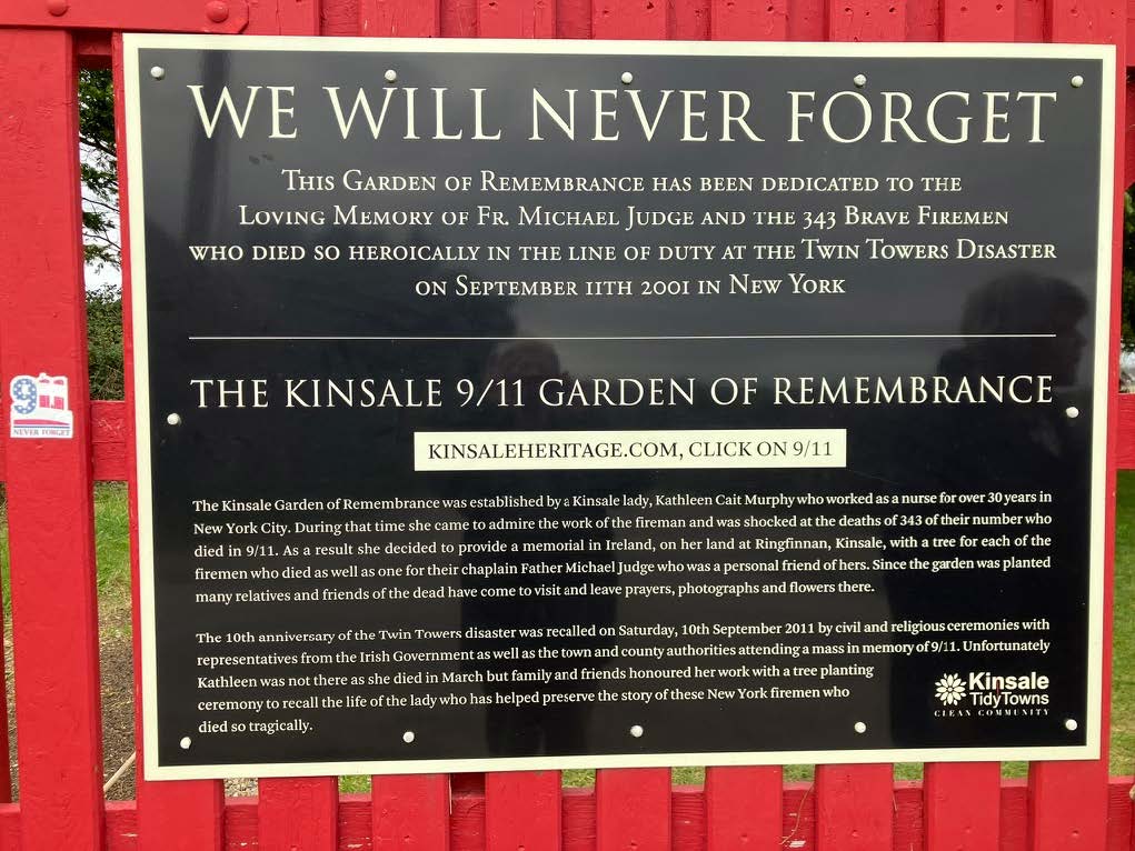 Irelands memorial to 9/11